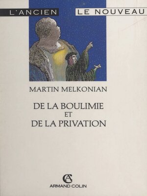 cover image of De la boulimie et de la privation